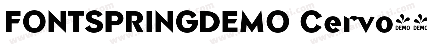 FONTSPRINGDEMO Cervo字体转换